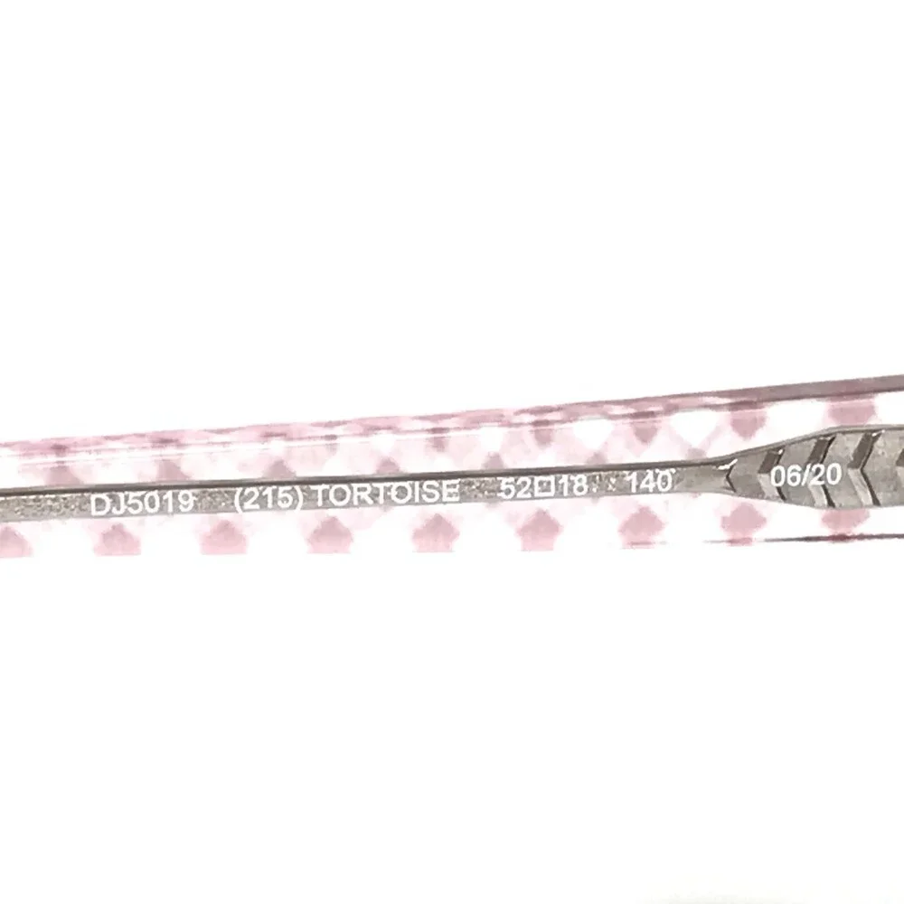 Draper James Eyeglasses Frames DJ5019 215 TORTOISE Pink Clear Square 52-18-140